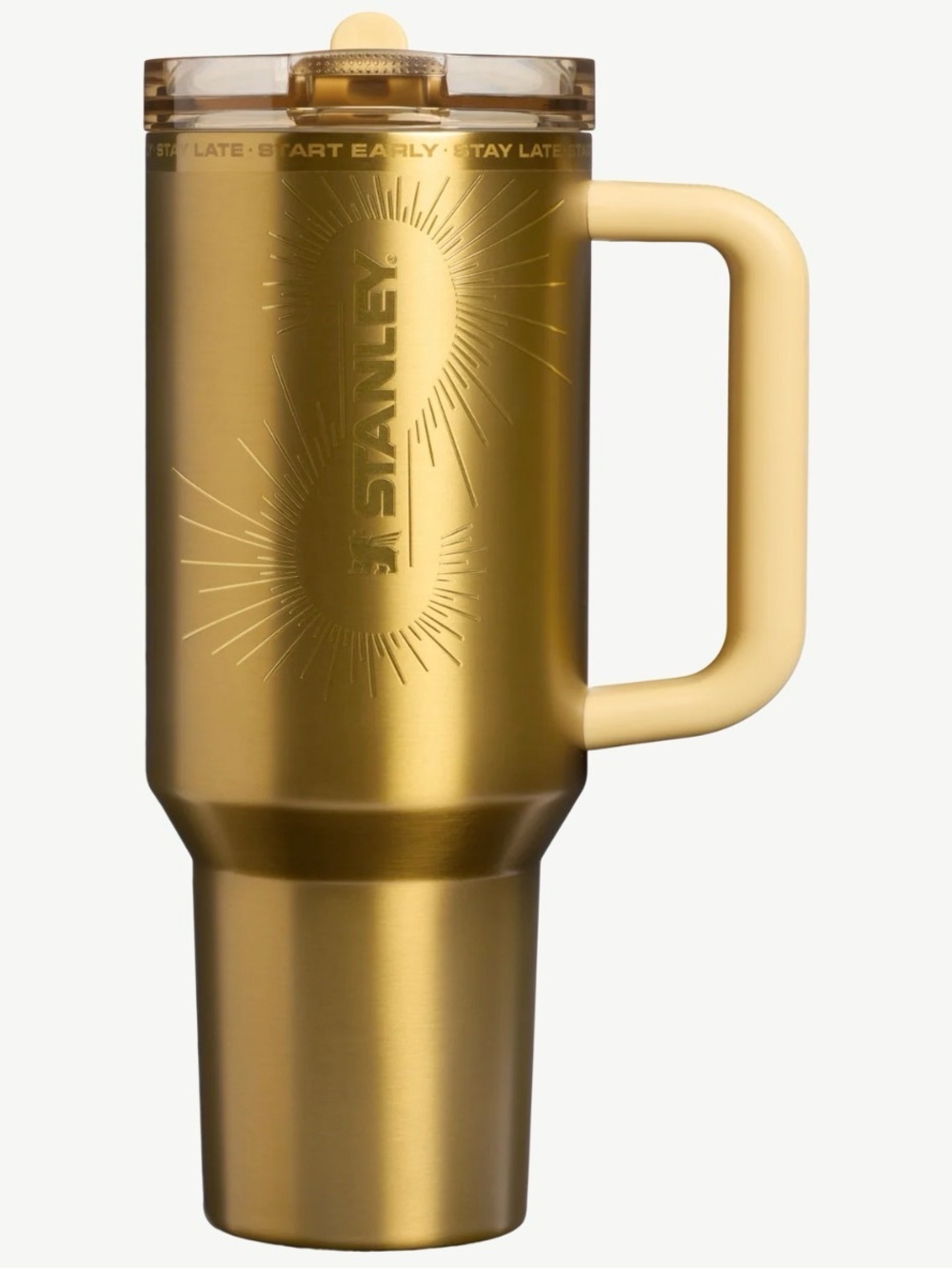 The Messi x Stanley IceFlow Gold Flip Straw Tumbler | 40 OZ